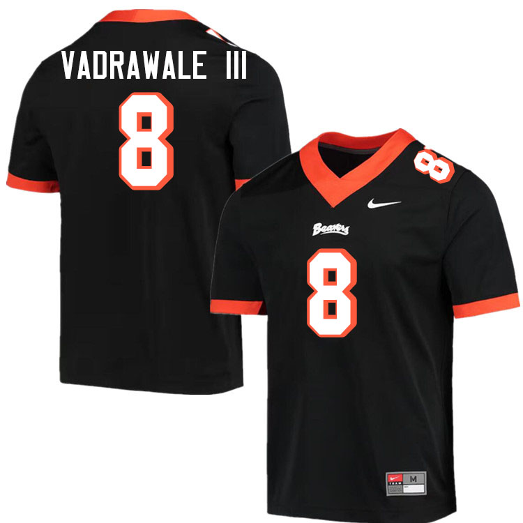 Men #8 Sai Vadrawale III Oregon State Beavers College Football Jerseys Stitched-Throwback